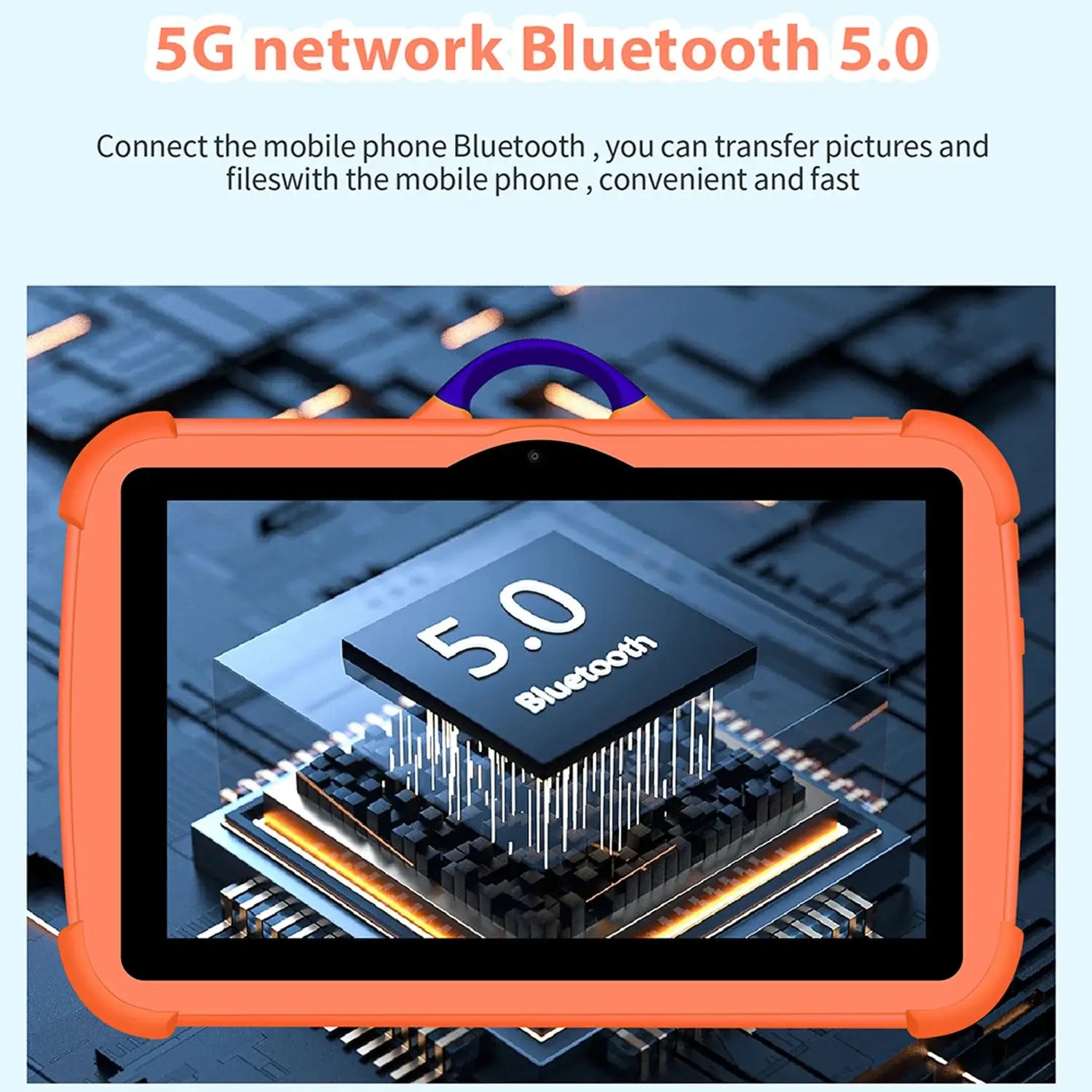 New 7 Inch 5G WiFi Tablet Pc for Children’s best Gifts Android Kids Game Educational Learning Tablets Quad Core 4GB RAM