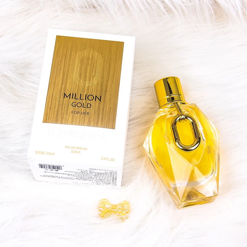 Million Gold For Her Women Perfume Edp Long Lasting Oriental Rose & Patchouli Luxury Oud Woody Notes Blossom Pheromone