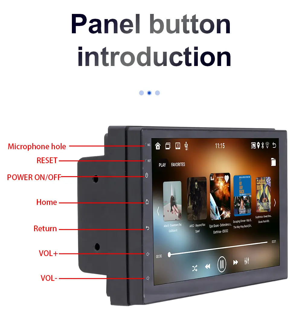 7/9/10 inch Universal Android 13 Car Radio 32G/64G