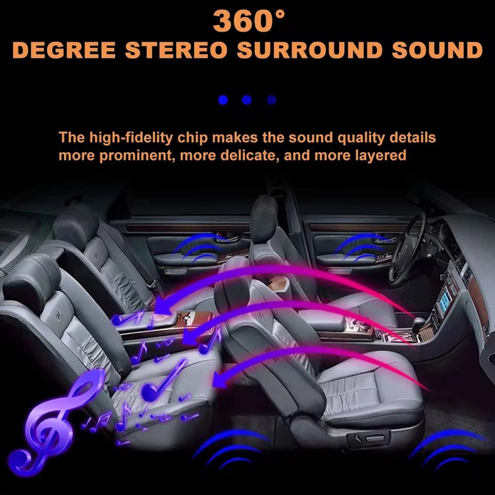 SK-790.4 Car Power Amplifier 4-Channel Class A/B Digital Stereo Surround Passive Subwoofer 12V Audio Player Max 7900W