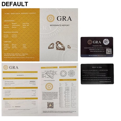 A pair of 925 silver 0.5 carat*2 four-claw round moissanite earrings for men and women Men Earrings