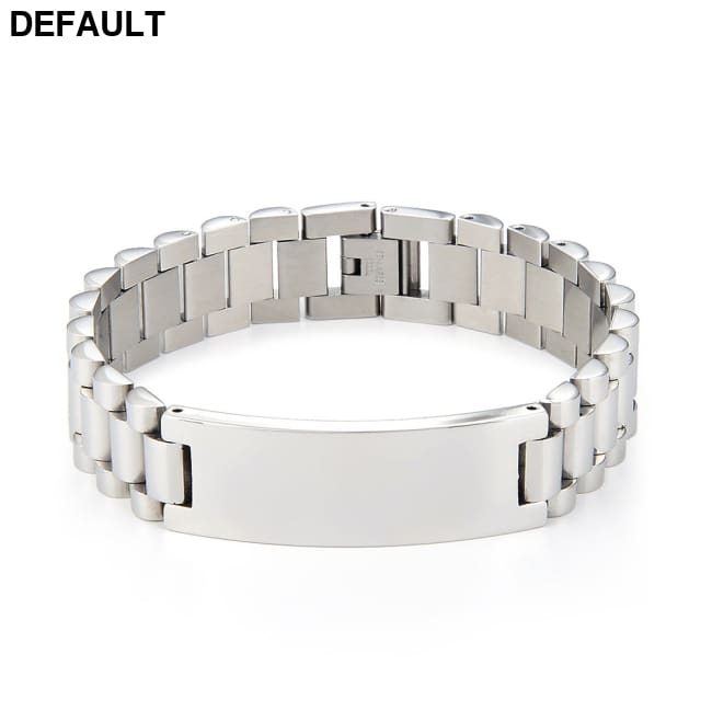 A Sleek Fashion Forward Alloy Bracelet Silver / 1.0X19.5CM Sterling Bracelets