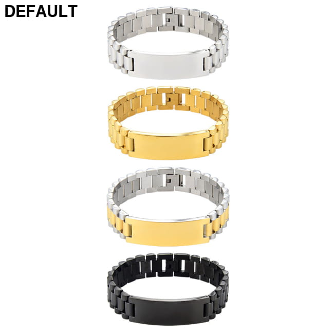 A Sleek Fashion Forward Alloy Bracelet Sterling Silver Bracelets