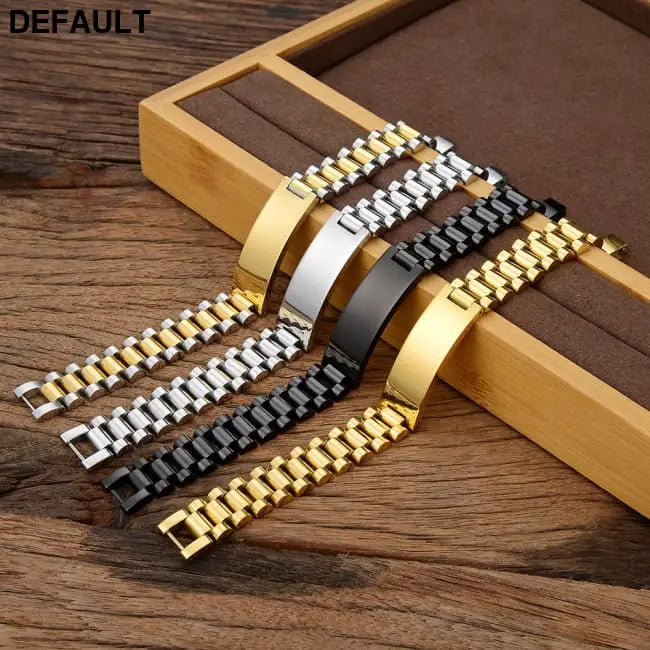 A Sleek Fashion Forward Alloy Bracelet Sterling Silver Bracelets