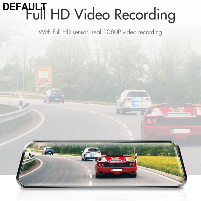 A26 2K Full HD 1080P Dash Cam 9.66 Inch IPS Display Night Vision Parking Monitor Car DVR Dashboard Camera W/ Rearview