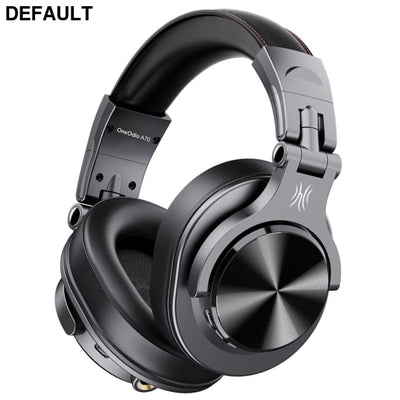 A70 Bluetooth 5.2 Headphones Stereo Over Ear Wireless Headset Professional Recording Studio Monitor DJ China / Black