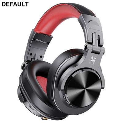 A70 Bluetooth 5.2 Headphones Stereo Over Ear Wireless Headset Professional Recording Studio Monitor DJ China / Red