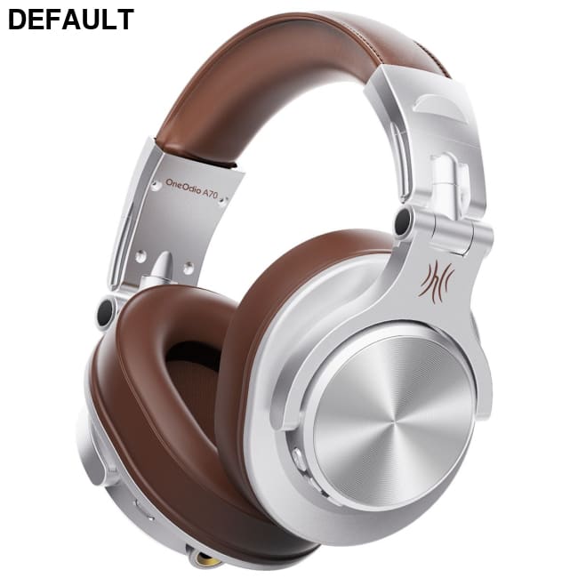 A70 Bluetooth 5.2 Headphones Stereo Over Ear Wireless Headset Professional Recording Studio Monitor DJ China / Silver
