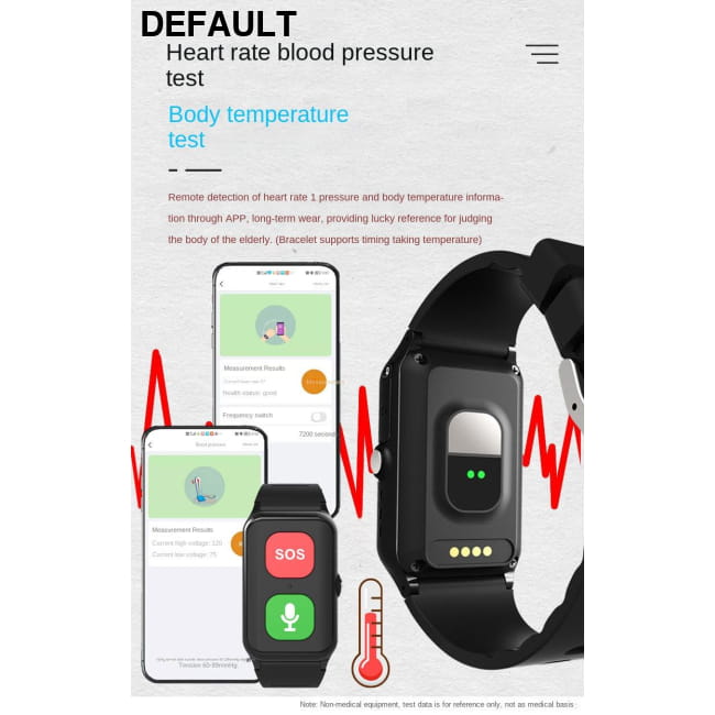 A70 Elderly GPS Positioning Watch Locator With Heart Rate Smart Watches Activity Monitors