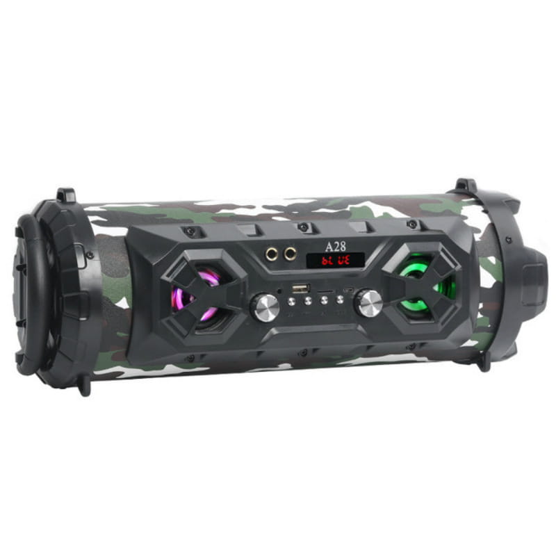 A28 Bluetooth Speaker Outdoor Portable Square Dance Barrel Audio Wireless Subwoofer