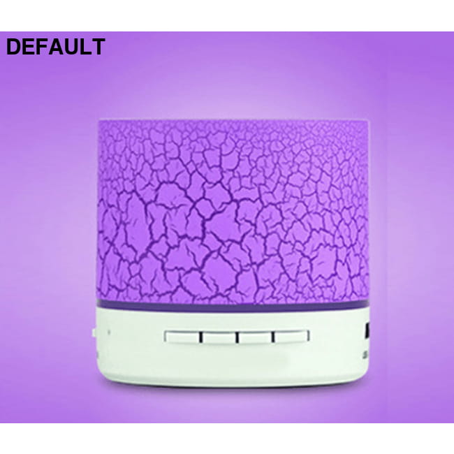 A9 LED Bluetooth Speaker Mini Speakers Hands Free Portable Purple