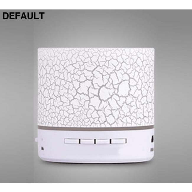 A9 LED Bluetooth Speaker Mini Speakers Hands Free Portable White