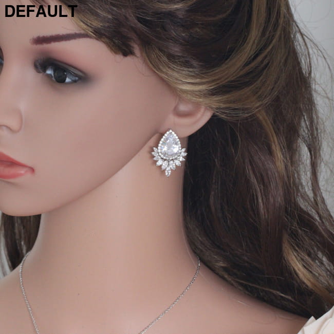 AAA jewelry chain bridal banquet dinner Set Sterling Silver Necklace Sets Necklaces