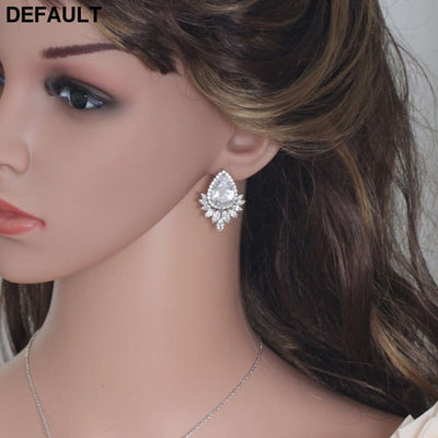 AAA jewelry chain bridal banquet dinner Jewelry Set Sterling Silver Necklace Sets Necklaces