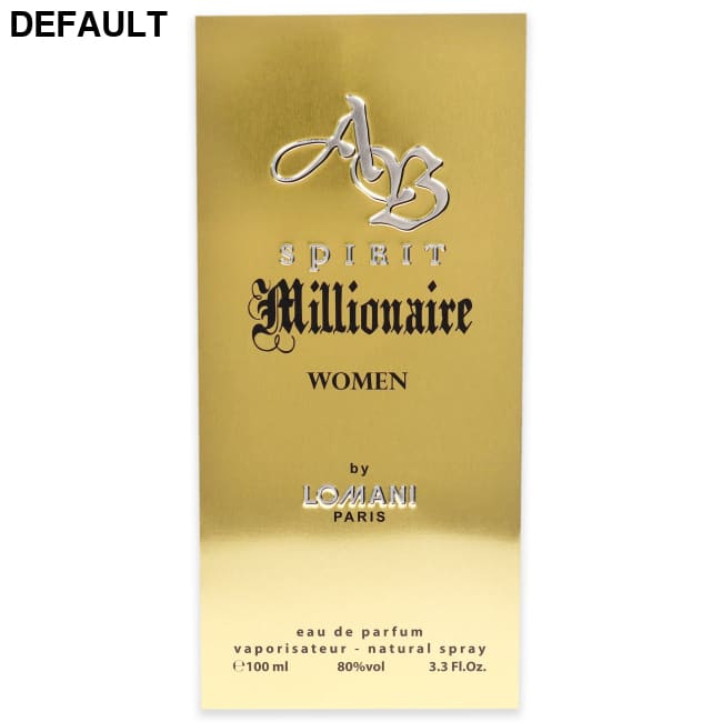 AB Spirit Millionaire by Lomani for Women - 3.3 oz EDP Spray / Perfume - Eaux de Parfum