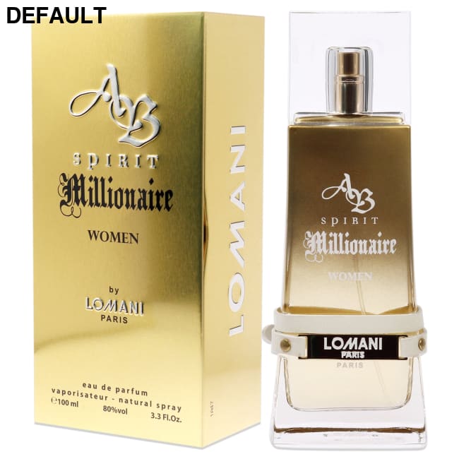 AB Spirit Millionaire by Lomani for Women - 3.3 oz EDP Spray / Perfume - Eaux de Parfum