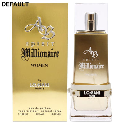 AB Spirit Millionaire by Lomani for Women - 3.3 oz EDP Spray / Perfume - Eaux de Parfum