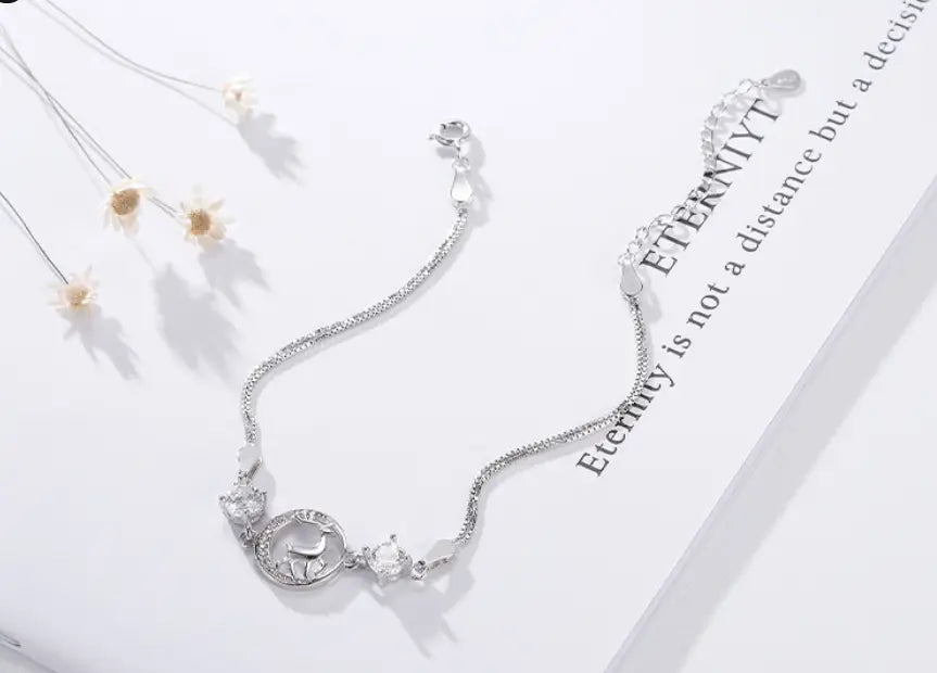 Fawn 925 sterling silver bracelet