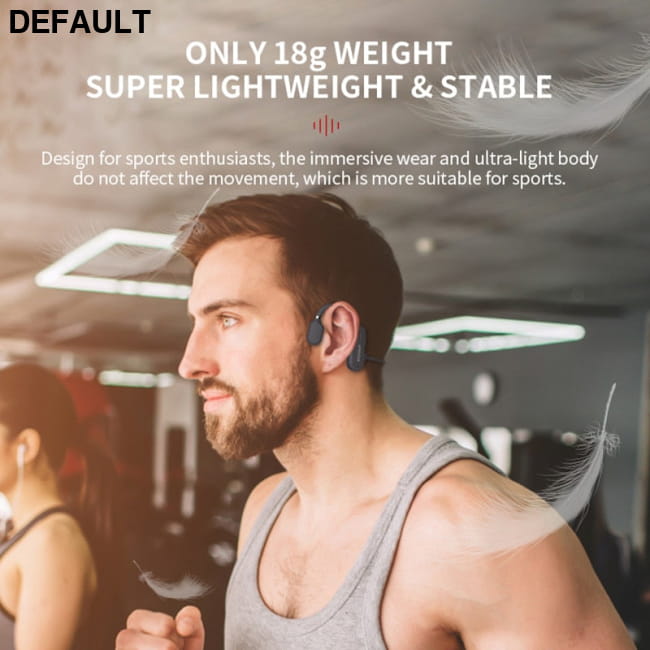 AIKSWE Bluetooth 5.0 Open Ear Wireless Sports Headphone Black Headset Best Selling Products Bone Conduction Headphones