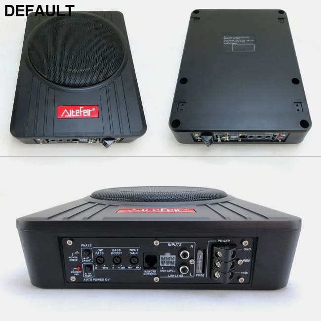 AiteFeir 10inch 1500W Universal Car Audio Active Subwoofer Speaker Maximum Power Square Ultra-Thin Auto Subwoofers &