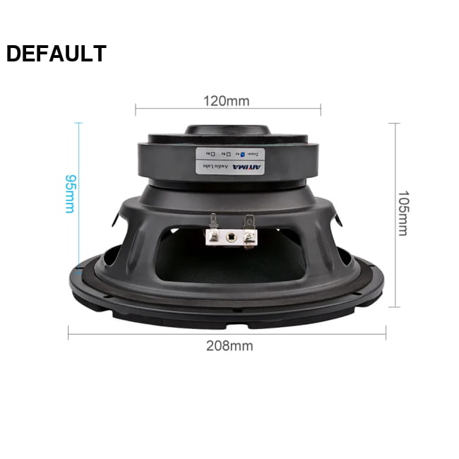 AIYIMA 1Pcs 8 Inch 150W Subwoofer Speaker 4 Ohm Hifi / CHINA Car Subwoofers & Enclosures and Electronics