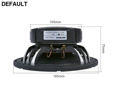 AIYIMA 6.5 Inch Car Horn Audio Midrange Bass Speakers 4 8 Ohm 80 W Woofer Home Theater Aluminum Basin Frame Loudspeaker