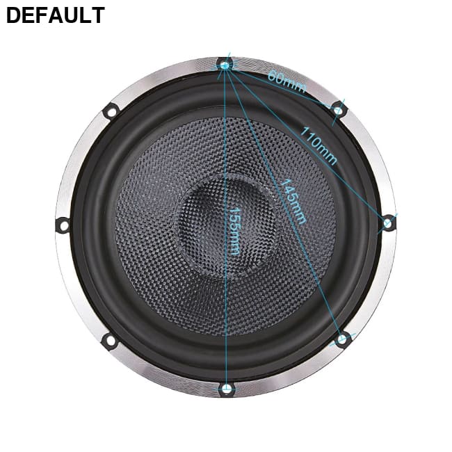 AIYIMA 6.5 Inch Car Horn Audio Midrange Bass Speakers 4 8 Ohm 80 W Woofer Home Theater Aluminum Basin Frame Loudspeaker