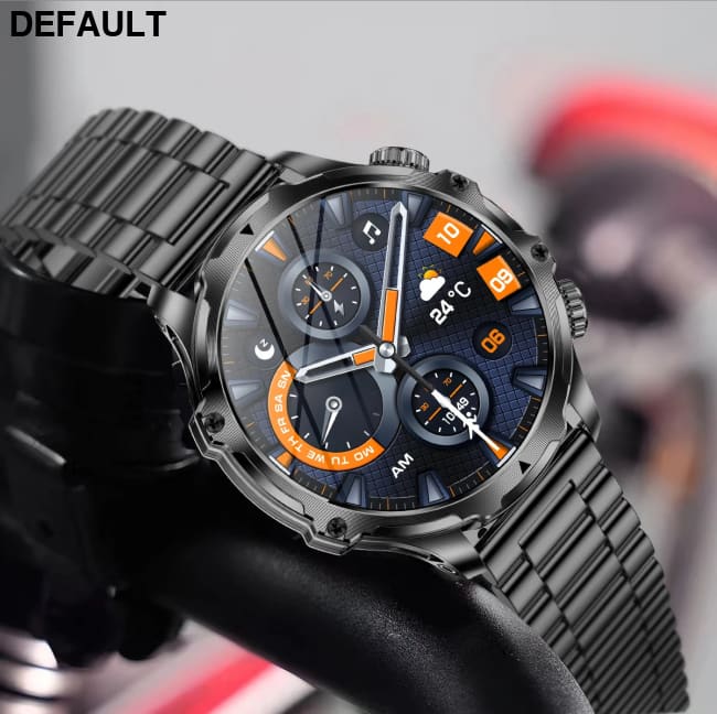 AK75 Smart Watch Flashlight Men Outdoors Sports Fitness Tracker 700mah Large Battery BT Calling LED Light Smartwatch