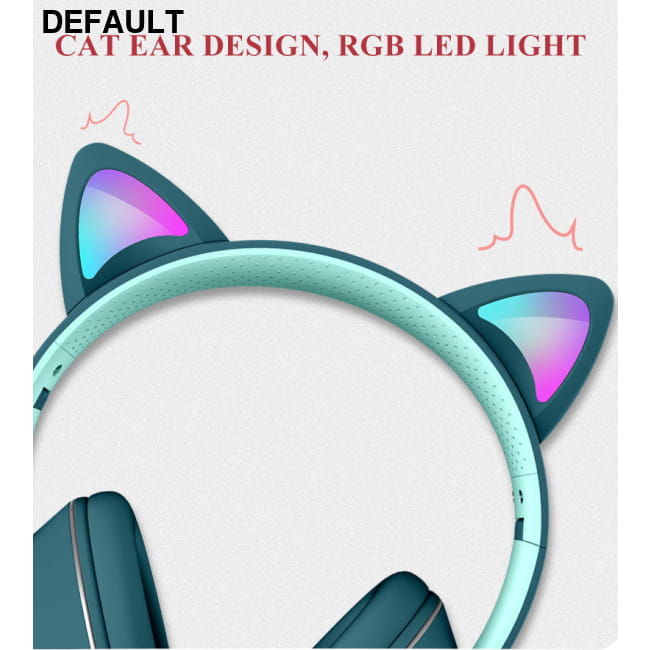AKZ-022 RGB Luminous Cat Ear Headset Wired Gaming Headphones Best Selling Products Headsets