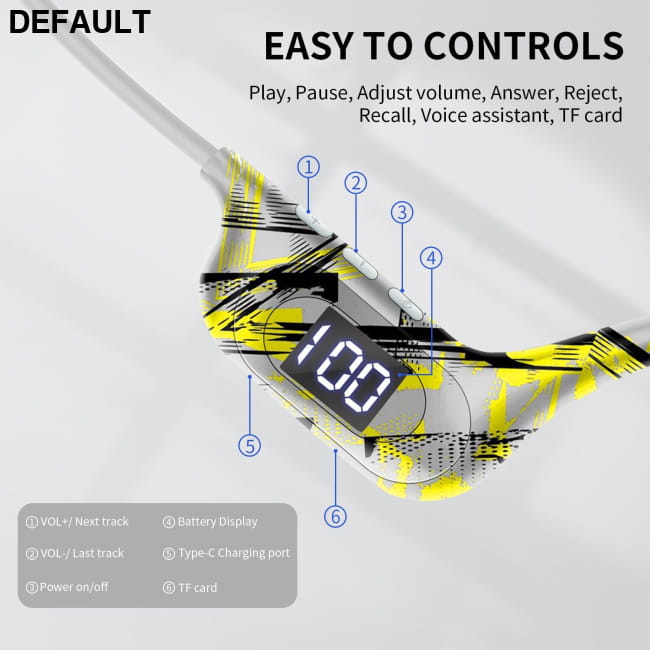 AKZ-G9 Graffiti Bone Conduction Wireless Bluetooth Headset Best Selling Products Headsets