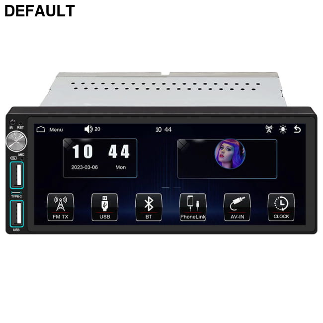 All-in-one Bluetooth Rear View Car Player 6087 Wired Carplay DVD GPS Players Best Selling Products Motor Vehicle A/V &