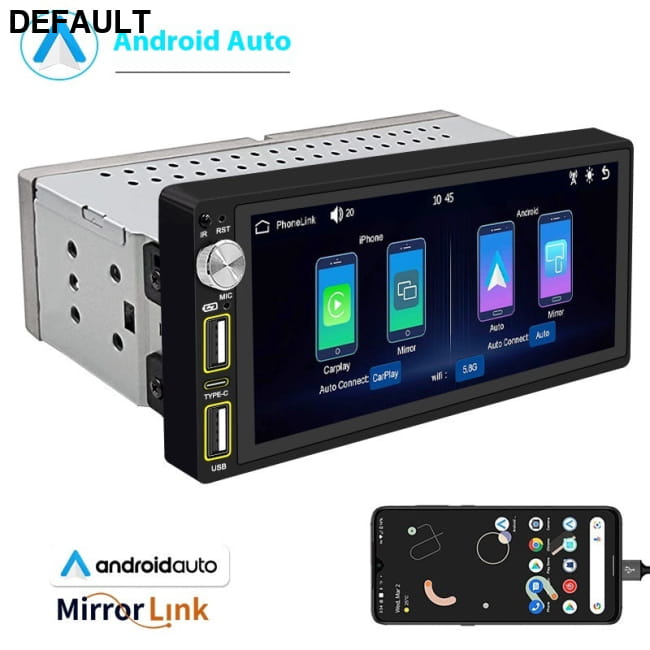 All-in-one Bluetooth Rear View Car Player 6087 Wired Carplay DVD GPS Players Best Selling Products Motor Vehicle A/V &