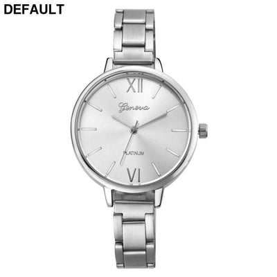 Analog Quartz Wrist Watch Silver Women Watches