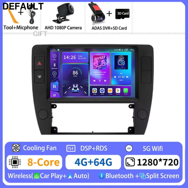 Android 15 Multimedia For Volkswagen Passat B5 2000 - 2005 4G-64G CAM DVR Car DVD GPS Players