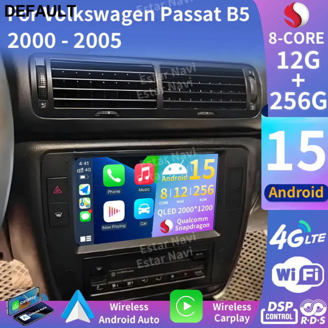 Android 15 Multimedia For Volkswagen Passat B5 2000 - 2005 Car DVD GPS Players