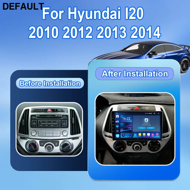 Android 16 Car DVD For Hyundai I20 2010 2012 2013 2014 Auto