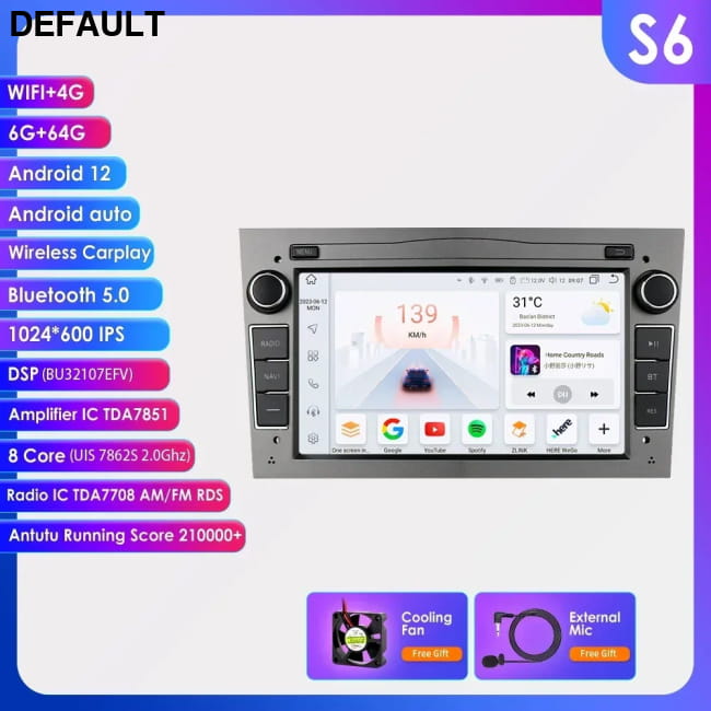 Android Car GPS PLAYER for Opel Astra H J 2004 Vectra G S6 / GERMANY DVD Players Best Selling Products Motor Vehicle