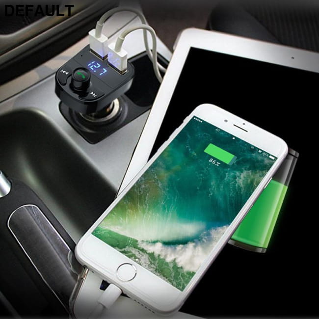 ANLUD Bluetooth Handsfree Car Kit FM Transmitter Micro SD Transmitters Electronics