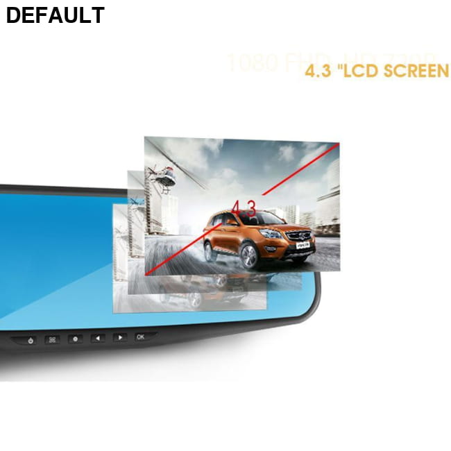 ANLUD Car Camera DVR Dual Lens Dash Cam Rear View Mirror Cameras