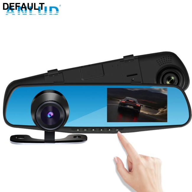 ANLUD Car Camera DVR Dual Lens Dash Cam Rear View Mirror without SD Card Cameras