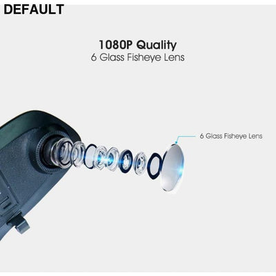 ANLUD Dash Camera 5.0 Dual Lens Dashcam GPS 1080P Car DVR Rear View Mirror Monitor Video Recorder 3IN1 Car-detector