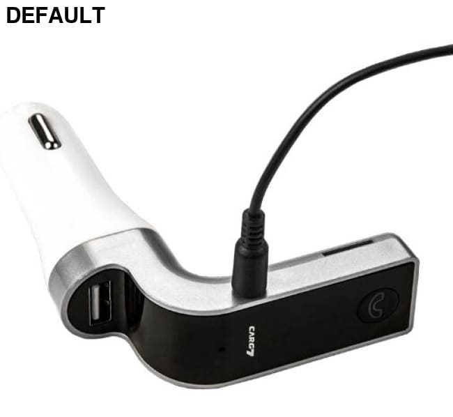 ANLUD Multifunction 4-in-1 CAR G7 Bluetooth FM Transmitter USB Flash Drives TF Music Player Car Kit Charger silver