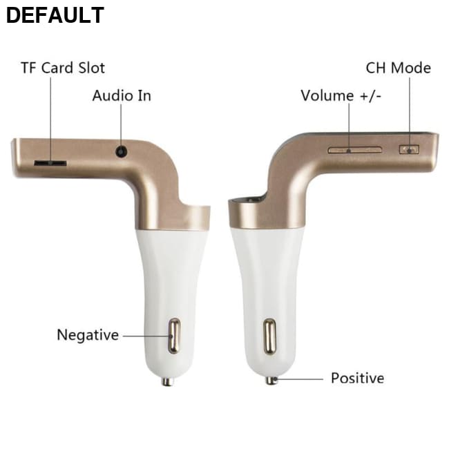 ANLUD Multifunction 4-in-1 CAR G7 Bluetooth FM Transmitter USB Flash Drives TF Music Player Car Kit Charger