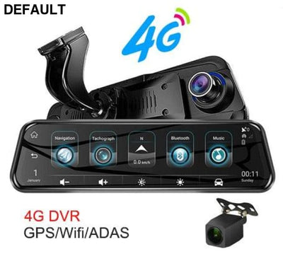 Anstar 10’’ 4G Rearview Mirror Car DVR 1080P Video Record Dash Cam Dual Lens ADAS GPS Navigation Auto Registrar Camera