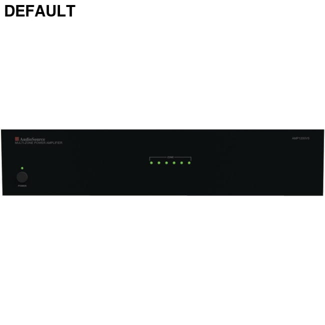 AudioSource AMP1200VS 12-Channel 6-Zone Distributed Audio, Analog Power Amp Home Receiver