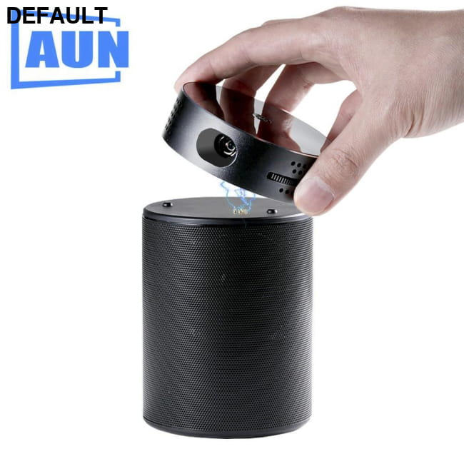 AUN DLP Portable Projector Q8 Set in Android 5.1 WIFI. Mini Bluetooth Speakers Electronics
