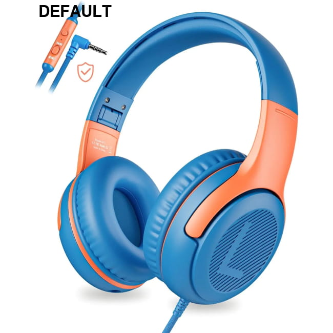 AWATRUE AT2 Headset,3.5mm Surround Stereo Gaming Headphones Blue Wired In-Ear