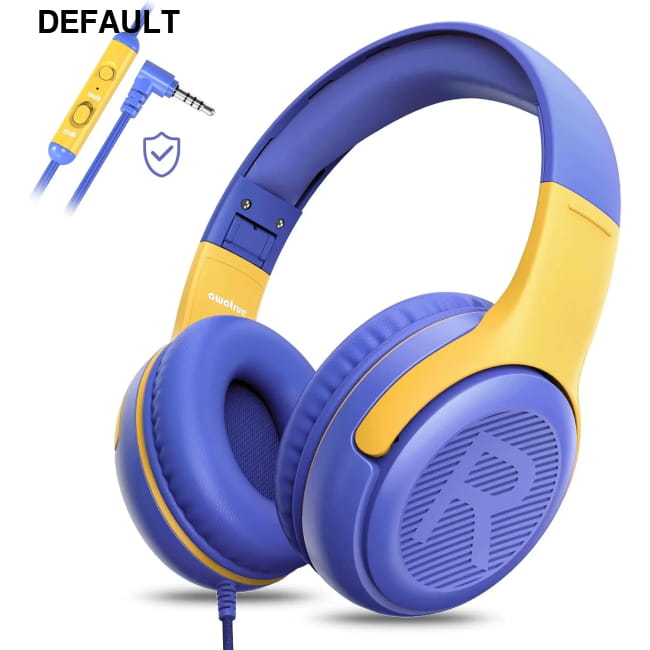 AWATRUE AT2 Headset,3.5mm Surround Stereo Gaming Headphones Purple Wired In-Ear