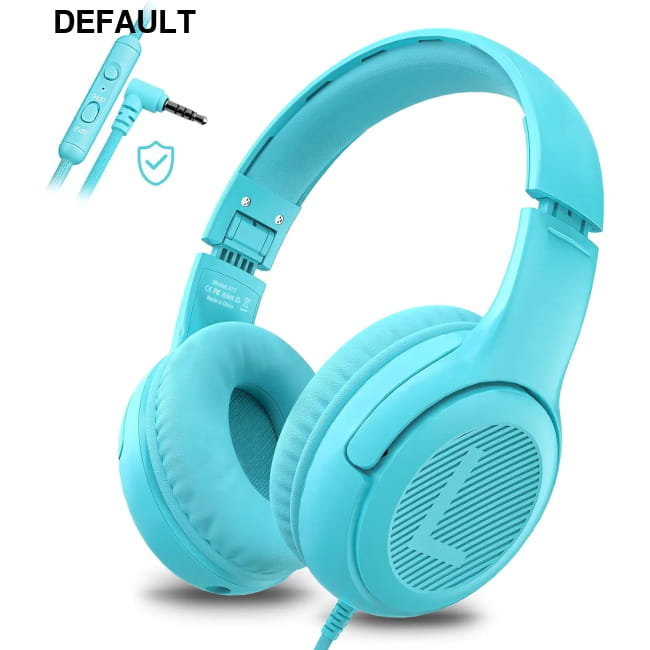 AWATRUE AT2 Headset,3.5mm Surround Stereo Gaming Headphones SkyBlue Wired In-Ear