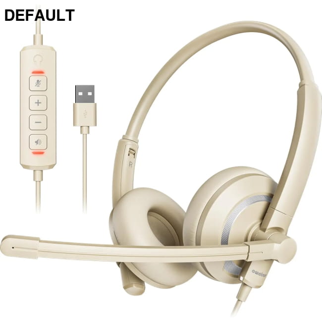 AWATRUE EH05 Wired USB Headset with Microphone Noise USB-A 2 Headphones Headsets